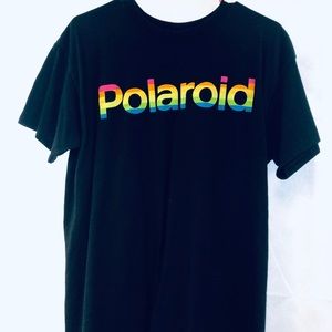 Polaroid T-shirt size men’s medium. Black